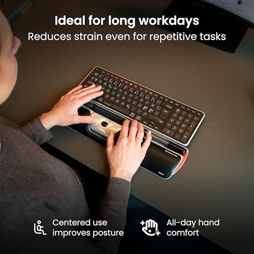 Contour RollerMouse Red Ergonomic Mouse for Shoulder Forearm Wrist Strain Relief for RSI Carpal Tunnel Centered Rollerbar 6 Customizable Buttons 10 Speed Settings Mac/PC Compatible Wireless - Regular - size: Regular, style: Wireless