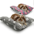Soft Rabbit Bed, Thickened and Softer, Double-Sided(2pcs Gray+Red) | 16.5 X 18in Soft Rabbit Bed, Thickened and Softer , Double-Sided Plush Rabbit Beds,Bed for Bunnyfor Rabbits Indoor - color: Gray+red
