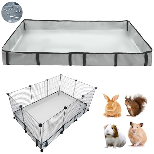 DZWLKJ Guinea Pig Cage Liner Tarp Bottom Waterproof and Washable Base Also for Rabbits, Bunny, Chinchesillas, Hedgehog, Ferrets and Other Small Animals(24x36 inches) - size: 24.0"L x 36.0"W x 4.0"H