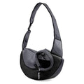 Kucehiup Pet Sling Carrier Travelling Hands-Free Puppy Backpack Black - color: Black