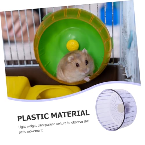 UPKOCH Quiet Hamster Exercise Wheel 5.51 Inch Silent Running Wheel for Hamsters Gerbils Hedgehogs Small Pets Stress Relief Durable Plaything