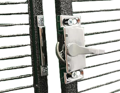 Durable All-Metal Mansion Cage for Chinchillas, Rats, Ferrets, Degus, Prairie Dogs (4-Level) - size: 32.0"L x 21.0"W x 58.0"H