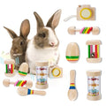 AOWPFVV Wooden Bunny Toys,Safe Rabbit Toys for Guinea Pigs,Small Animals