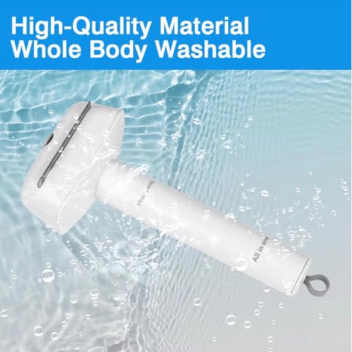 3-1 Dog Hair Grooming Tools for Deshedding, Dematting with Flea Comb | Compact Design, Suitable for Short & Thick Hair, Round Teeth, Sturdy Material, for Cats & Dogs, hassle-free
