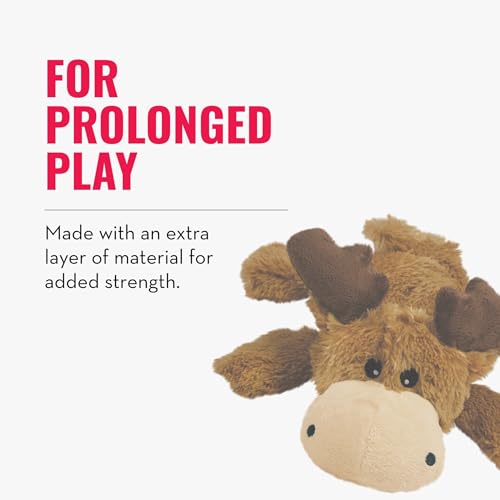 KONG Cozie Plush Dog Toy with Squeaker (Marvin The Moose, X Large) - size: X-Large (Pack of 1), style: Marvin the Moose