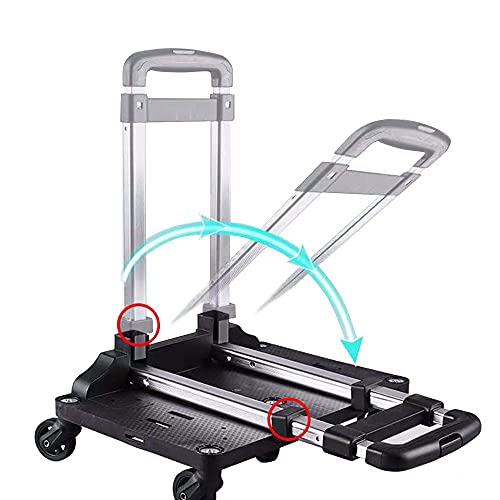 Mr. Peanut's Spinner Wheelbase Luggage Cart, Adding Rolling Functionality to Bags & Pet Carriers