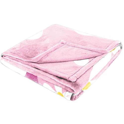 Jay Franco Kids Plush Throw Blanket – Soft & Cozy Fleece Throw for Bedroom & Couch Décor, Official Licensed Product, Pink - Minnie Mouse, 60x90 - Large Blanket - color: Pink - Minnie Mouse, size: 60x90 - Large Blanket