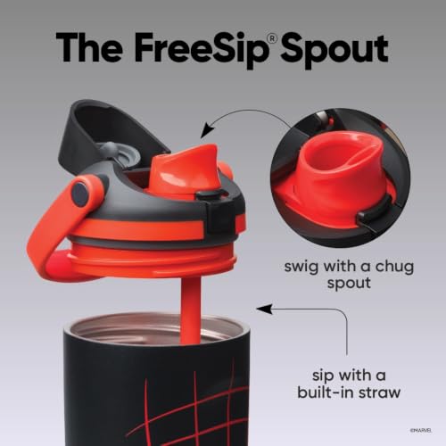 Owala Spider-Man FreeSip Sway Stainless Steel Water Bottle 30 oz - color: Night Watch
