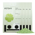 Tofu Cat Litter – Green Tea Scented for Long-Lasting Freshness, Plant-Based Kitty Litter, Flushable, Low Dust, Non-Stick Pellets for Easy Scoop & Clean, 22 lb (5.5lbx4bags) - size: 22lb, 5.5lb x 4 bags