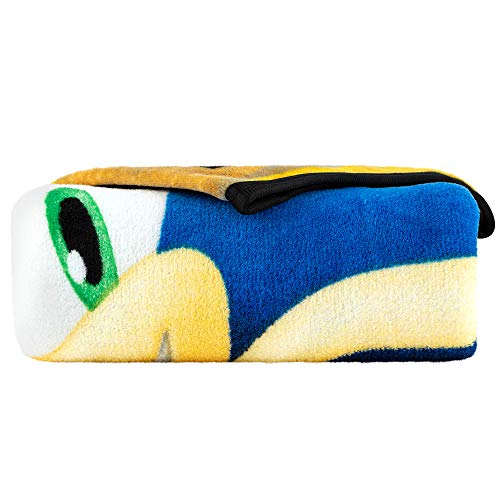Franco Kids Bedding Super Soft Micro Raschel Throw, 46 in x 60 in, Sonic The Hedgehog, Anime - color: Sonic the Hedgehog, size: 46 in x 60 in