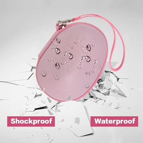 ANKHOH Case for Logitech Lift Vertical Ergonomic Mouse, Pink | Hard EVA case for Wireless Bluetooth Upright Device, Made for Daily Storage and Travel Protection, Bag Only - color: Pink