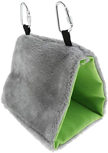 Litewoo Winter Warm Bird Nest House Hammock Hanging Bed Toy Hut Hideaway for Hamster Parakeet Cockatiel Budgie Finch Canary Conure Lovebird Cage Perch Stand - color: Bird Bed - A