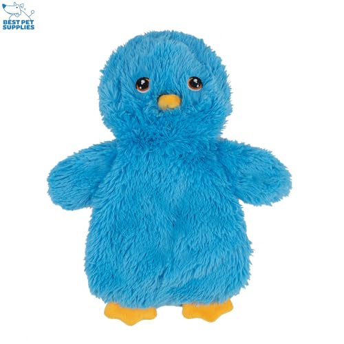 Best Pet Supplies Interactive Squeaky Dog Chew Toy, Ideal Dog Toys for Chewers, Small, Medium & Large Dogs, and Fetch Lovers - Crinkle Chicken (Yellow, Pink, Blue), Large - color: Crinkle Chicken (Yellow, Pink, Blue), size: Large
