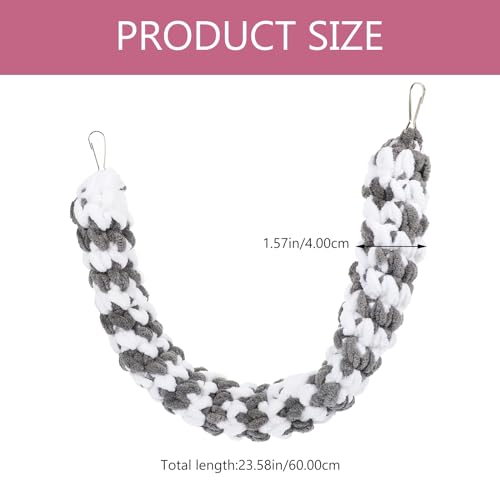 TEHAUX Sugar Glider Climbing Rope Cage for Guinea Pigs, Hamster, Ferret, Mouse, Pet Toys