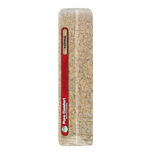 Oxbow Small Animal Bedding, Hamster, Guinea Pig, Rabbit, Natural, USA, 28 L | Pure Comfort, Hamster Bedding, Guinea Pig Bedding, Low Dust, Virgin Paper, Litter Box, Bunny, Rats, Gerbils, Chinchillas - color: Natural, size: 28 Liter