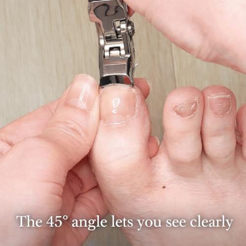 Silky Clipper 45 Nail Clipper Toenail Specific Design, Effortless Grooming, No Bending Required, Engineered in Japan