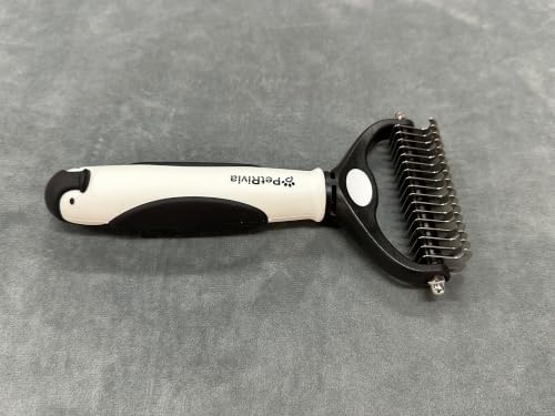 6-in-1 Pet Grooming Kit with Self Cleaning Slicker Brush, Double-Sided Dematting Undercoat Rake, Metal Grooming Comb, Dog & Cat Nail Clippers, Shedding Tool for Dogs, Cats & Rabbits