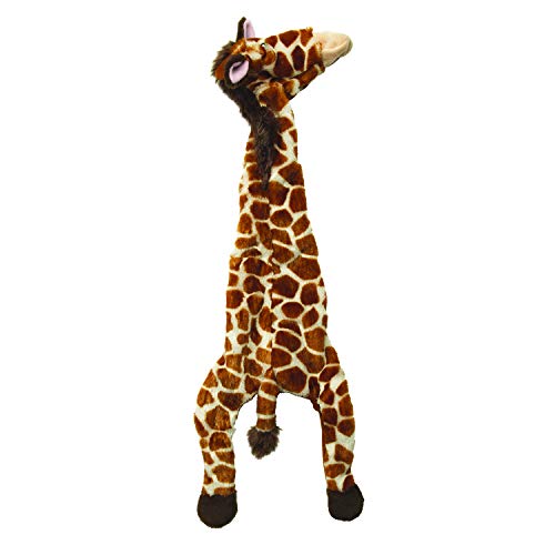 SPOT Skinneeez Giraffe 20 Inch Stuffing-Free Plush Squeaky Dog Toy – Long Interactive Chew Toy for Medium and Large Dogs – Mess-Free Play for Light & Moderate Chewers - style: Giraffe