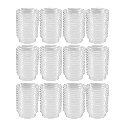 Lizard Crested Gecko Food Water Feeding Cups, 200 pcs, 0.5oz | Reptile Feeder Bowls, For Lizard and Other Small Pet, Ledge Accessories Supplies