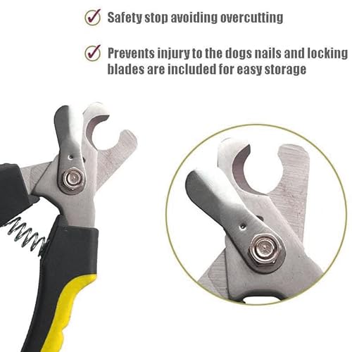 Dog Nail Grinder and Nail Clippers Series Size Option Dogs: Small, Medium, Large Dogs – Dog Claw Trimmer Kit (Clippers Only, Large)