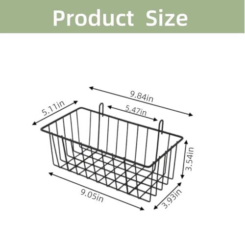 Rabbit Hay Feeder Rack, 2 Pcs Small Animals Hay Dispenser with Hooks | Reduce Mess Frame Basket for Cage Hanging Metal Hay Holder for Rabbits Guinea Pigs Bunny Chinchillas - color: Black, size: Large
