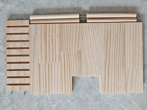 Wooden Hamster Platform Ladder Toy Climbing Stairs, Wood Gerbils Climbing Bridge, Guinea Pig Ramp, Pet Cage Accessories, Small Animal Hedgehog Chinchilla Stand Platform