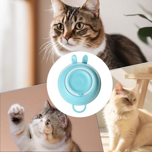 Silicone Bunny Shaped Scrubber | Dog Shower Brush | Dog Scrub Brush - For Massage Washing Shampooing Hair Coat Care Pet Cat Puppy - color: Blue