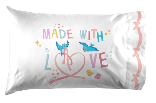 Jay Franco Kids Sheet Set with Fitted, Flat Sheets & Pillow Cover - Ultra-Soft Bedding with Pillowcase for Room Decor, White - Princess Cinderella, 3 Piece Twin - color: White - Princess Cinderella, size: 3 Piece Twin