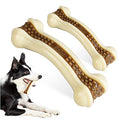 Dog Chew Toys for Aggressive Chewers Large Breed,2 Pack Beef Flavor Indestructible Dog Teething Chew Toys Bones for Large/Medium/Small Puppies,Pet Toy with Nylon - size: 2 PCS-Beef Flavor