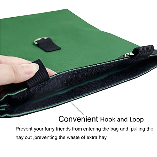 Rabbit Hay Feeder Bag Hanging Hay Rack (Purple, 2 Windows) | Guinea Pigs Manger Holder Dispenser Small Animal Feeder Storage Pouch for Bunny Chinchilla Hamster - color: Purple