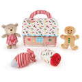 GUND Baby Play Soft Collection, My First Gingerbread House 5-Piece Playset with Rattle, Squeaker and Crinkle Plush Toys, Sensory Toy for Babies, 7.5” - style: Gingerbread House