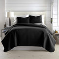 Southshore Fine Living, Inc. Quilts Queen Size Sets, Full Quilt Bedding Set, Pet Hair Resistant Bedding Coverlet Queen Size, Full Size Quilt, Microfiber Bedspread with 2 Pillow Shams, Black Quilts - color: 09 - Black, size: Full / Queen