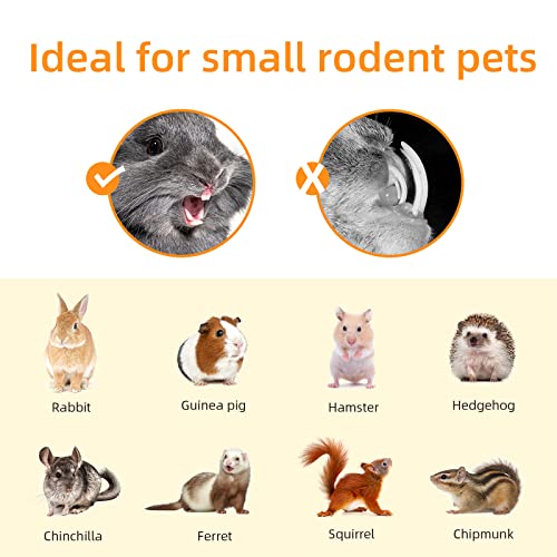 Niteangel Sweet Bamboo Chew Toys: Natural Herbal Flavor & No Additives | Helps Alleviate Teeth Grinding & Reduces Boredom - Fun Safe Snack Treats for Chinchilla Guinea Pig Rabbit and Other Small Pet