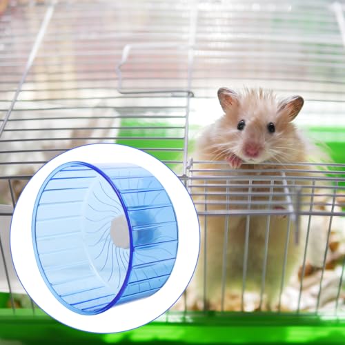 Silent Hamster Wheel 5.51 Inch Low Noise Running Wheel for Hamsters Gerbils Chinchillas Cage Exercise Toy Smooth Round Edges for Small Pets