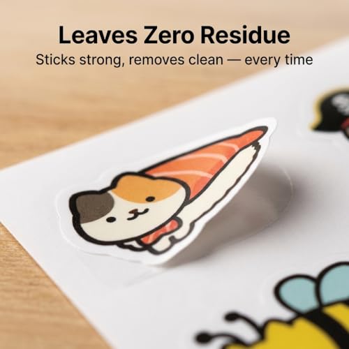 TheClover 150Pcs Creative Cat Sticker Set - Funny Food & Costume Kitty Decals, Quirky Designs with Sushi, Astronaut, Unicorn & More, Waterproof Self-Adhesive for Laptop, Water Bottle, Journal - style: Creative Cat Sticker Set