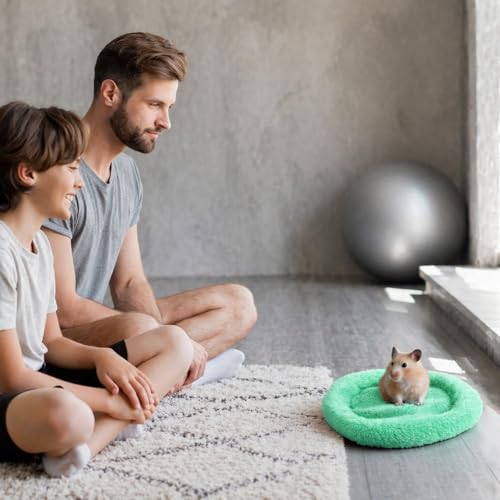 Small Hamster Beds with Plush, 5.51Inch Warm Guinea Pig Beds | Tiny Pet Hideout for Small Dwarf Rabbits Hedgehog Squirrel Ferret