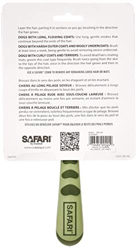 Coastal Pet Safari Dog Soft Slicker Brush - Dog Grooming Brush for Shedding - for Dogs with Short, Medium and Long Hair - Medium - 6.25" x 3.5" - size: Medium