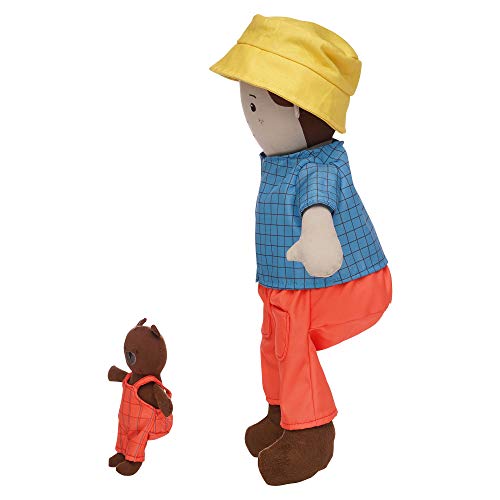 Manhattan Toy Playdate Friends Alex Machine Washable and Dryer Safe 14 Inch Doll with Mini Bear Stuffed Animal - style: Alex