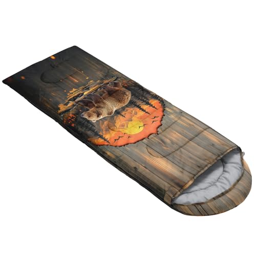 AILONEN Mermaid Scales Print Camping Sleeping Bag,Lightweight & Waterproof,3 Season Warm & Cool Weather,Portable Bags for Girls Women Travelling,Outdoors - color: S163