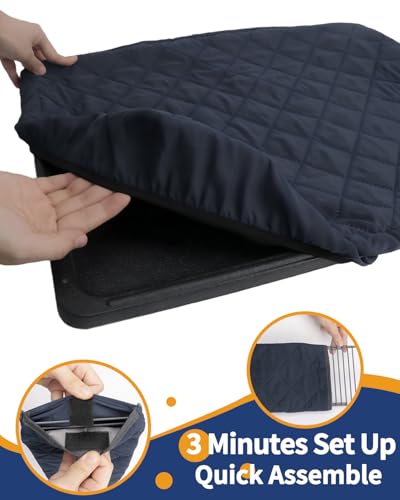 C-LIGHT Ferret Cage Liner, for Ferret Nation & Critter Nation Cage, 4-Layer Absorbent Pad with Ultrasonic Welding, Chinchilla Cage Accessories kit, Anti-Leak, Odor Control (TOP PAN Liner) - size: TOP PAN LINER