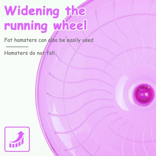 Hamster Flying Saucer Silent Running Exercise Wheel Hamster Wheel Saucer for Hamsters, Gerbils, Mice,Hedgehog and Other Small Pets