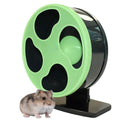 Moon Runner 9" Exercise Wheel for Hamsters - Super Silent Glow in The Dark Wheel with Adjustable Stand