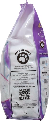 Ultra Pet Clumping Crystal Cat Litter, White Crystals with Multicolor Crystals, 5 Lbs (Pack of 2) - size: 5 Pounds (Pack of 2)