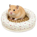 OULIGET Hamster Bed Cooling Mat,Cute Small Animal Bed Soft Sleeping Pad,Breathable Small Pet Self Hot Day Bed Blanket for Rabbit Bunny Hedgehog Hamster Stay Cool