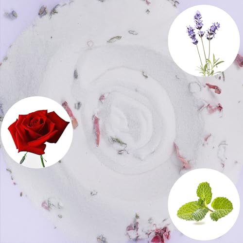 DR.DUDU Hamster Bath Sand, 2.8lb Dust Free Desert Sand or Potty Litter Sand for Hamster Chinchillas Gerbil Syrian Mice Small Animals (White, Flower Smell) - color: White-Flower, size: 2.8lb