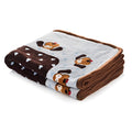 Snuggle Puppy Blanket for Pets - Cozy Dog Blanket for Small Dogs - Machine Washable Dog Blanket in Blue - color: Blue
