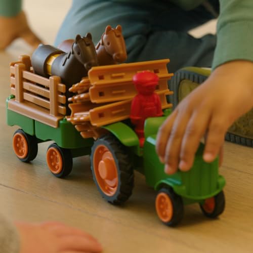 SmartMax My First Farm Tractor Magnetic Building Set STEM Learning Toy Ages 1-5 - style: My First Tractor