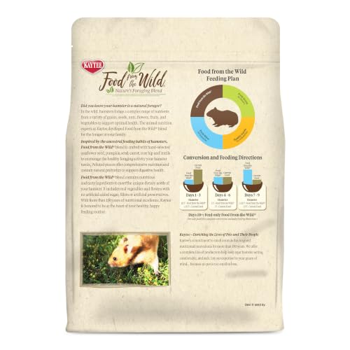 Kaytee Food from The Wild Natural Pet Hamster Food, 2 Pound - size: 2 Pound (Pack of 1)