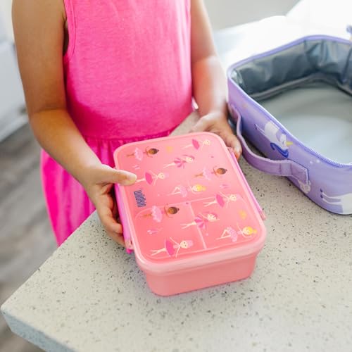 Wildkin Reusable Food Container for Kids – Airtight, Leak Resistant, Dishwasher Safe - Ballerina - color: Ballerina