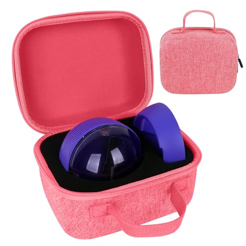 YouKnow Travel Case for Bitzee Hamster Ball Interactive Toy - Shockproof Storage with Custom Foam Insert & Carry Handle, Fits Electronic Pet Toy + Dock (Only Case) (Pink) - color: Pink